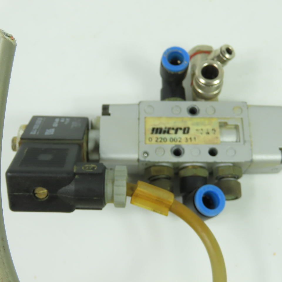 Micro 0 220 002 311 Pneumatic Solenoid Valve 24V
