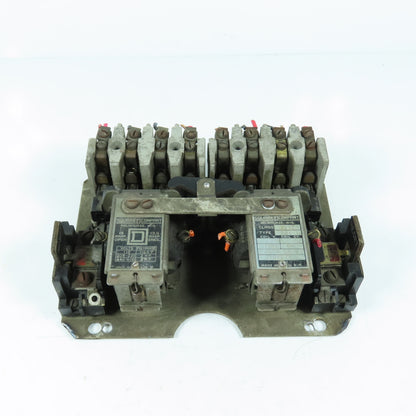 Square D R08 8736 Reversing Motor Starter 15A 2HP 110V Coil