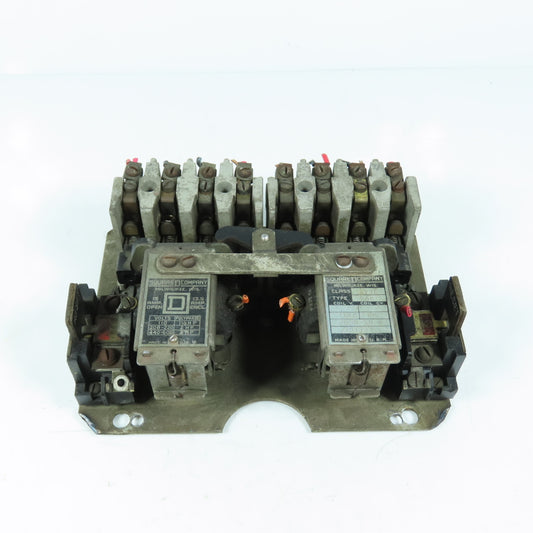 Square D R08 8736 Reversing Motor Starter 15A 2HP 110V Coil