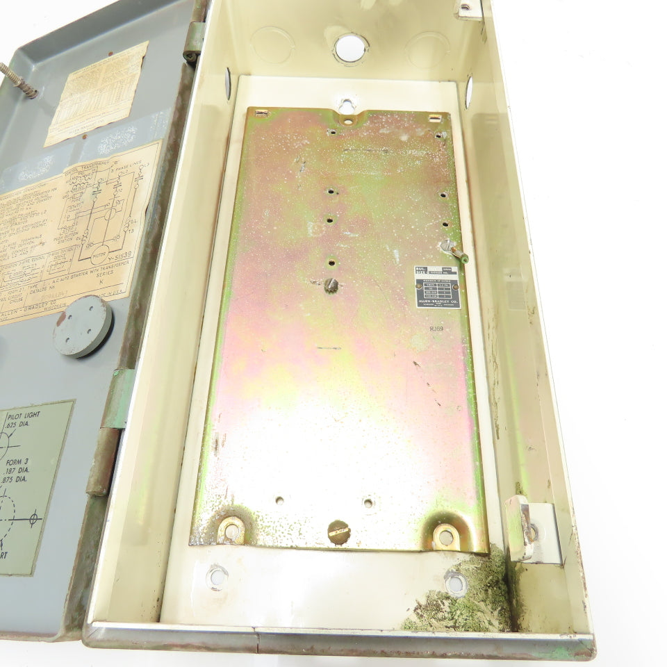 Allen Bradley 709AAB43 16" x 7" x 4-1/2" Motor Starter Enclosure ONLY