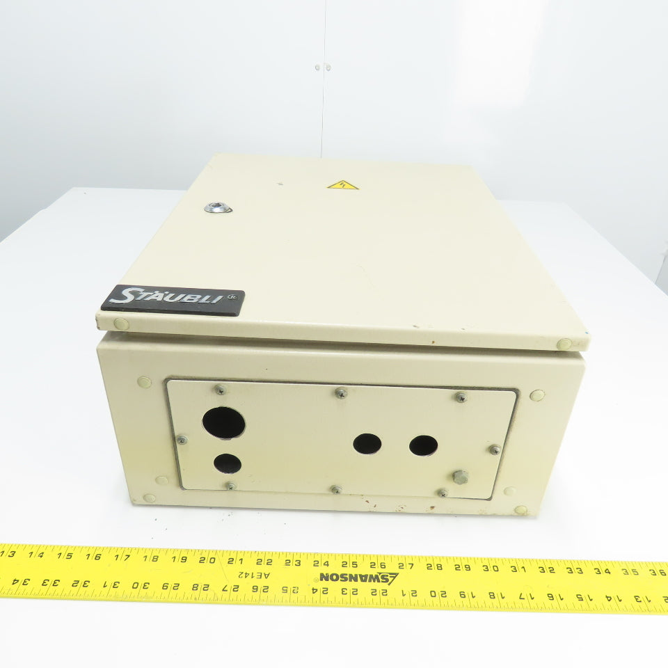 Eldon Staubli AS05042 15-1/2"x 19-1/2" x 8-1/2" Electrical Enclosure W/Backplate