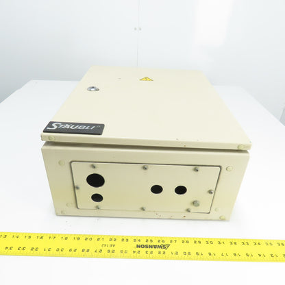 Eldon Staubli AS05042 15-1/2"x 19-1/2" x 8-1/2" Electrical Enclosure W/Backplate