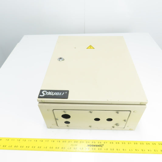 Eldon Staubli AS05042 15-1/2"x 19-1/2" x 8-1/2" Electrical Enclosure W/Backplate