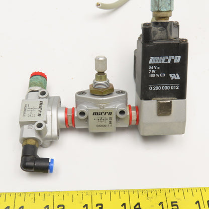 Micro 0210005811 2 Way Solenoid Pressure Regulator And Quick Exhaust Assembly