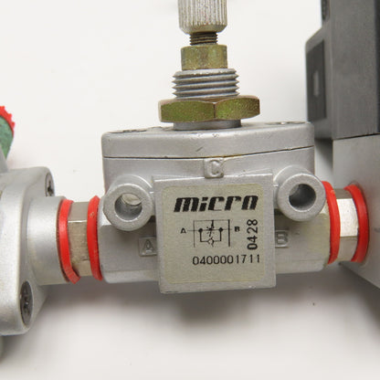 Micro 0210005811 2 Way Solenoid Pressure Regulator And Quick Exhaust Assembly