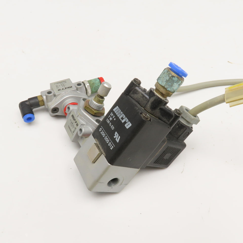 Micro 0210005811 2 Way Solenoid Pressure Regulator And Quick Exhaust Assembly