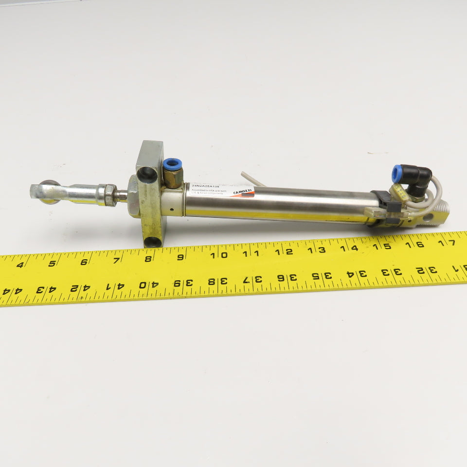 Camozzi 24N2A25A135 25mm Bore x 135mm Stroke Double Acting Air Cylinder
