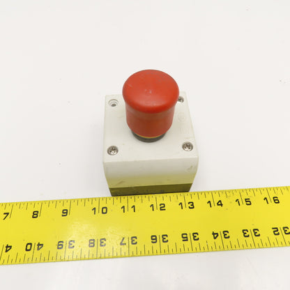 Klockner Moeller M22-KC01 500VAC 220V DC Max Momentary Contact E-Stop Enclosure