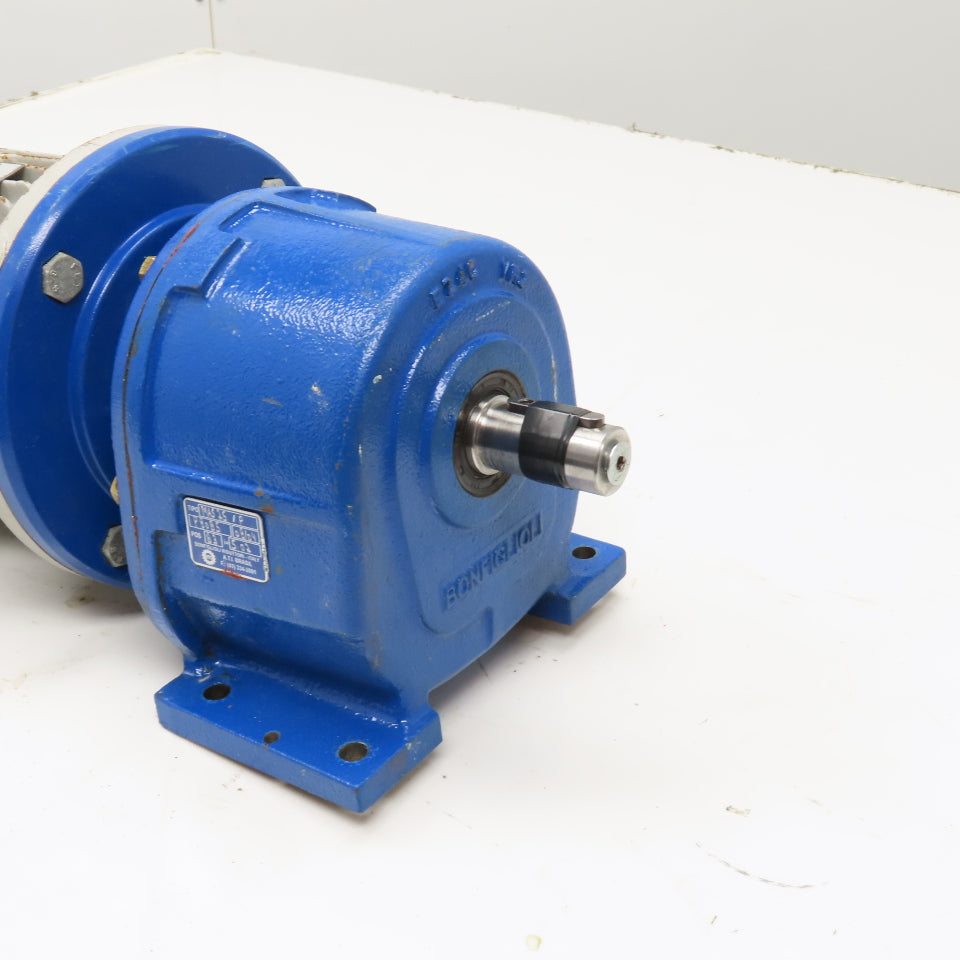 Bonfiglioli MAS25 /P P8085 B3 5.02:1 Ratio Inline Gear Motor 220/380V 3PH Tested
