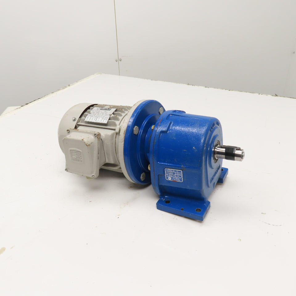 Bonfiglioli MAS25 /P P8085 B3 5.02:1 Ratio Inline Gear Motor 220/380V 3PH Tested