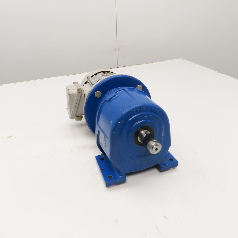 Bonfiglioli MAS25 /P P8085 B3 5.02:1 Ratio Inline Gear Motor 220/380V 3PH Tested