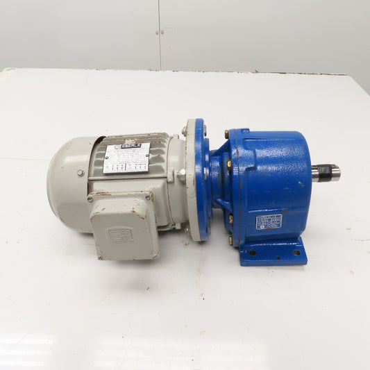 Bonfiglioli MAS25 /P P8085 B3 5.02:1 Ratio Inline Gear Motor 220/380V 3PH Tested