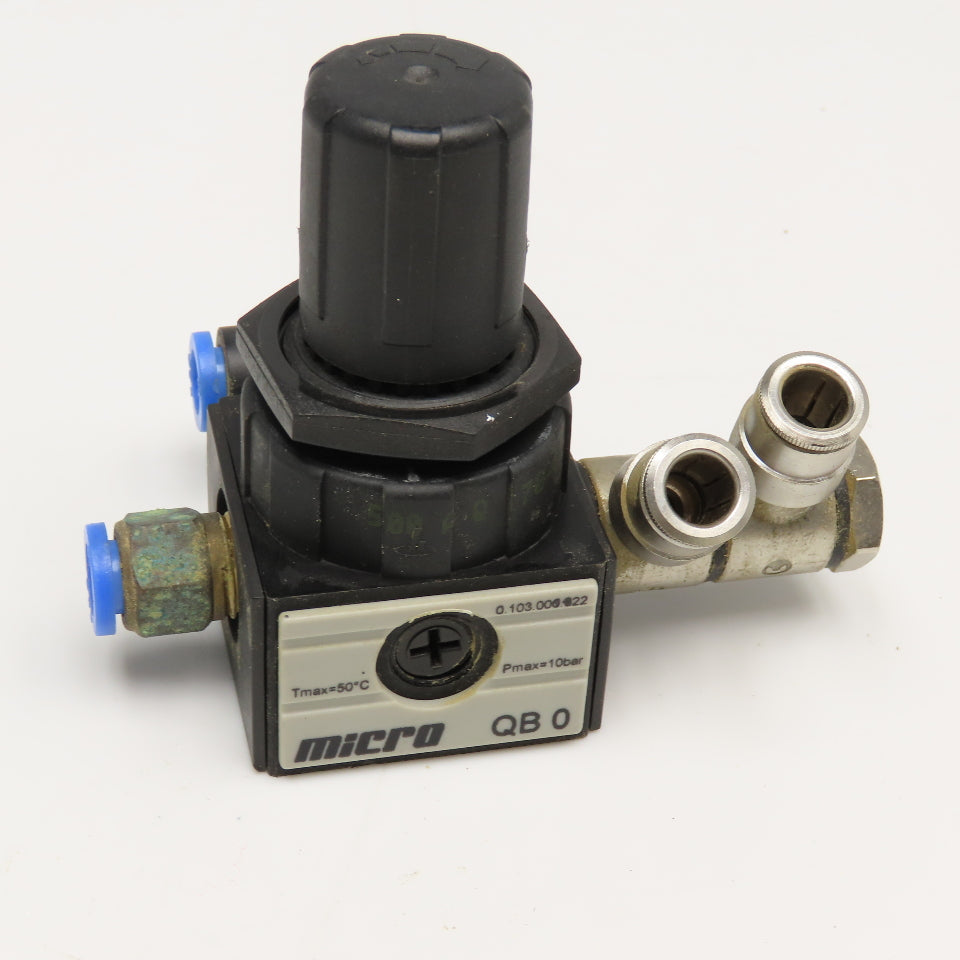 Micro 0.103.000.822 QB 0 G1/4 Compressed Air Pressure Regulator 10Bar