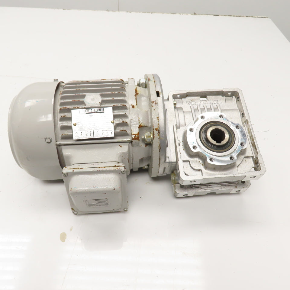 Bonfiglioli W63 U P90B5 B3 10:1 Ratio Gear Motor 220/380V 3PH 173RPM 2CV Tested