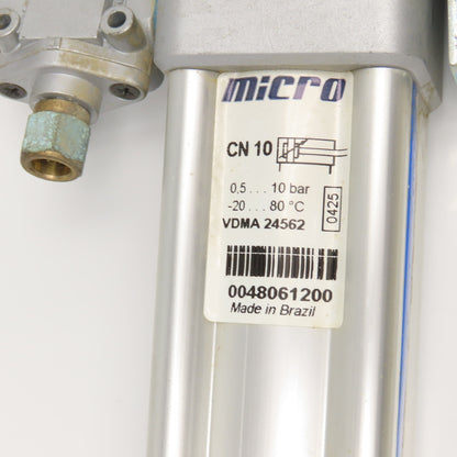 Micro 0048061200 40mm Bore x 1200mm Stroke Double Acting Air Cylinder