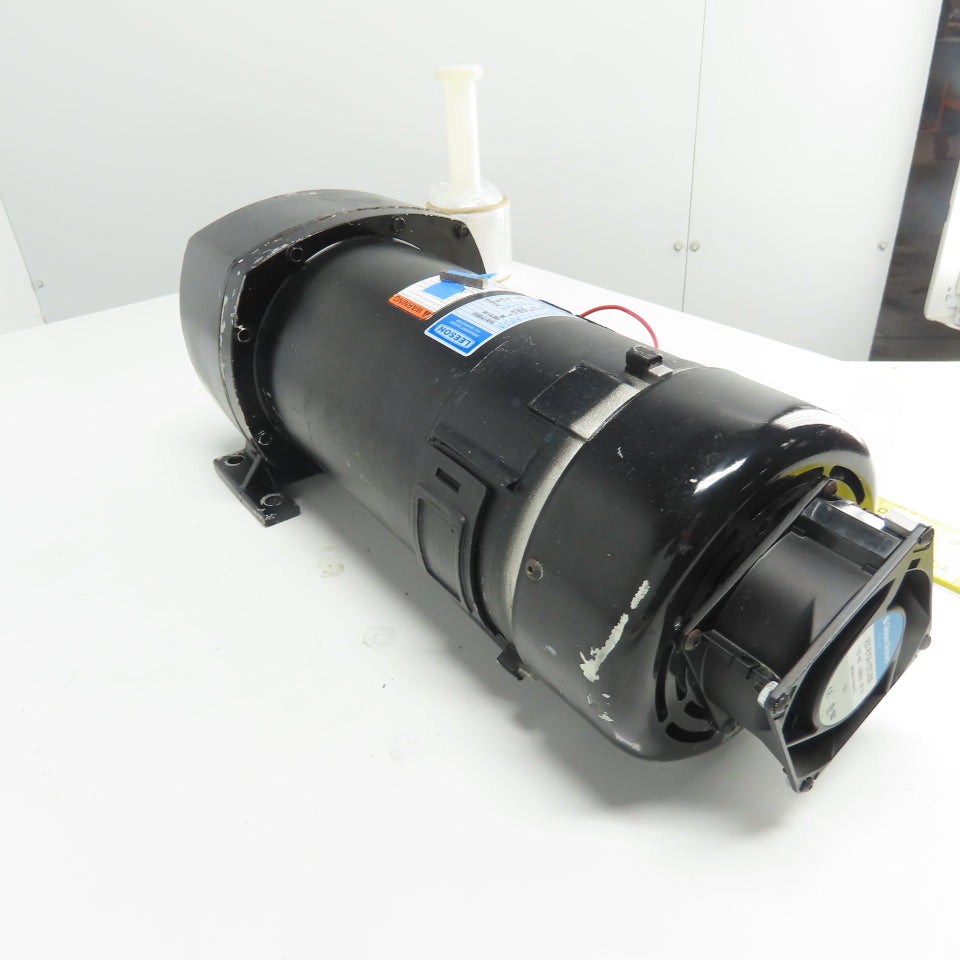 Leeson C4D17FZ23C 95:1 Ratio Gear Reducer 1/2HP 90VDC 18RPM Out Tested