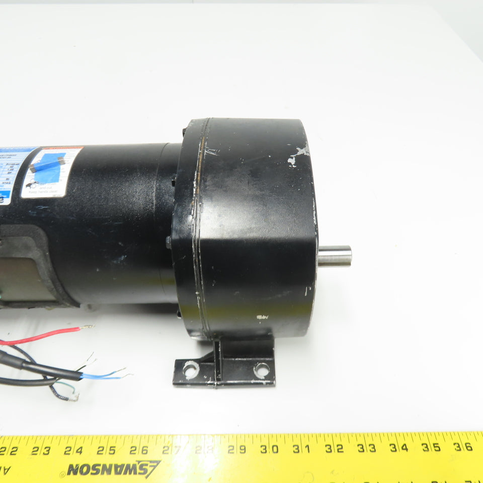 Leeson C4D17FZ23C 95:1 Ratio Gear Reducer 1/2HP 90VDC 18RPM Out Tested