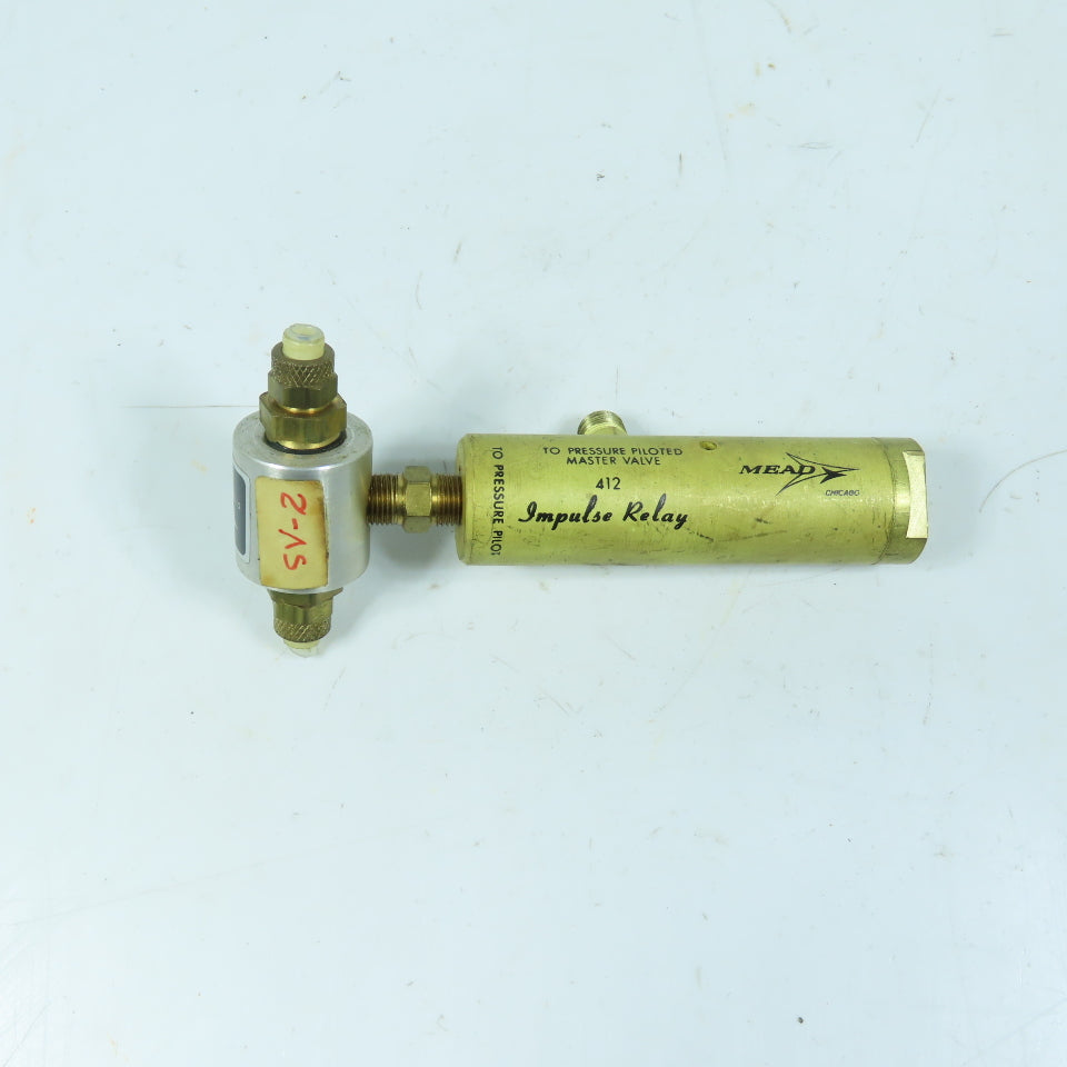 Mead 412 Impulse Relay Pressure Piloted Master Valve