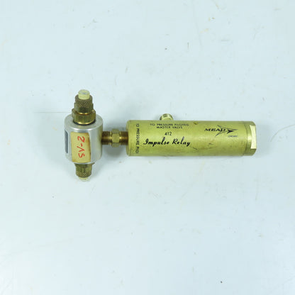 Mead 412 Impulse Relay Pressure Piloted Master Valve