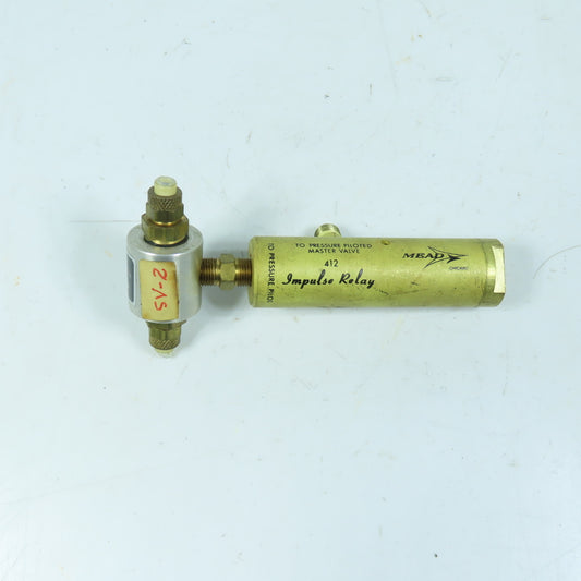 Mead 412 Impulse Relay Pressure Piloted Master Valve
