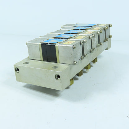 Mead 325-01 425-01 5-Station Pneumatic Solenoid Valve Manifold