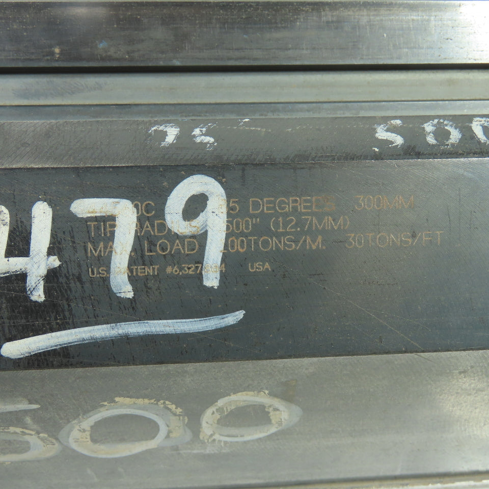 Wilson Tool 44560C 300MM 85° V-Forming Press Brake Gooseneck Die Punch .500"Rad.