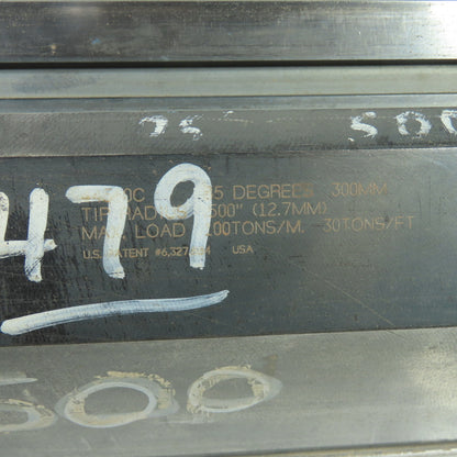 Wilson Tool 44560C 300MM 85° V-Forming Press Brake Gooseneck Die Punch .500"Rad.