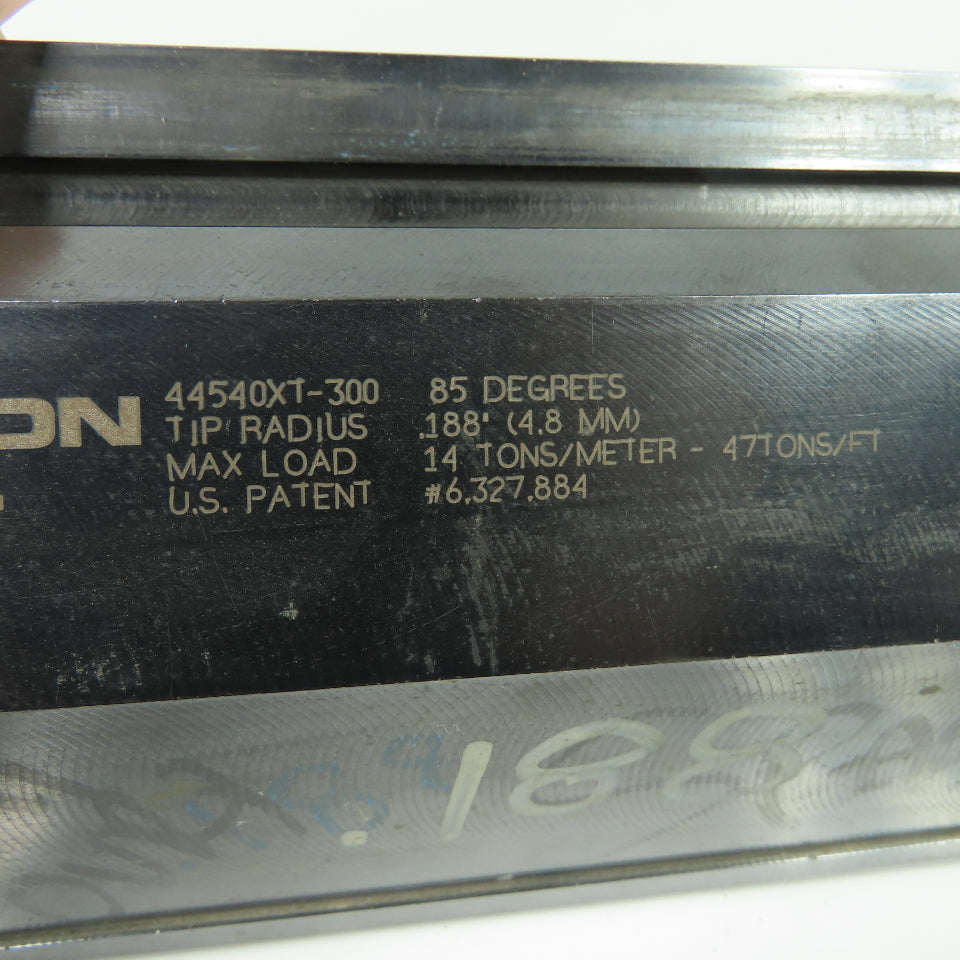 Wilson Tool 44540XT-300MM 85° V-Forming Press Brake Gooseneck Die Punch .188"Rad