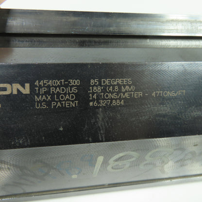 Wilson Tool 44540XT-300MM 85° V-Forming Press Brake Gooseneck Die Punch .188"Rad