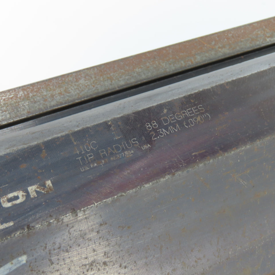 Wilson Tool 410C 32-7/8" 88° V-Forming Press Brake Gooseneck Die Punch .090"