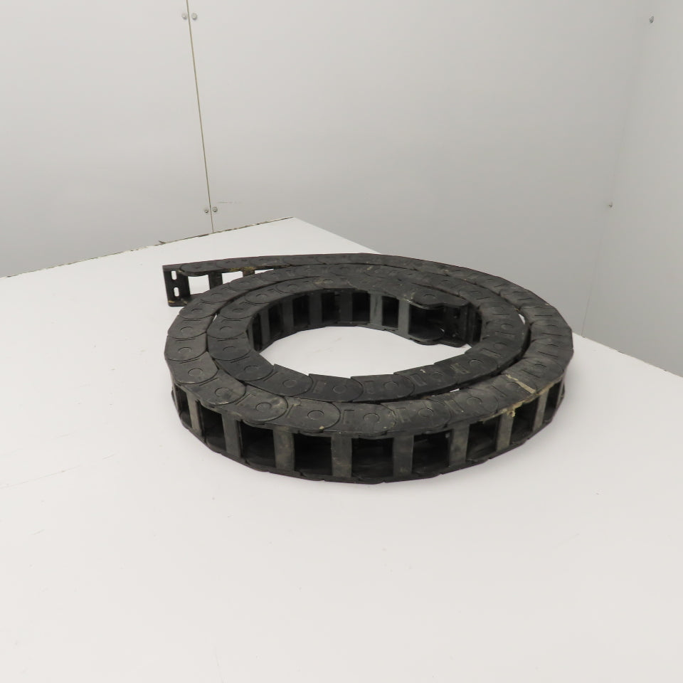Igus 26.05.150 8' OAL Cable Carrier Energy Drag Chain 50mm x 40mm W/Anchors