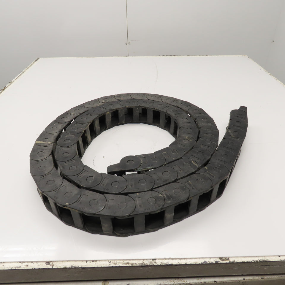 Igus 26.05.150 8' OAL Cable Carrier Energy Drag Chain 50mm x 40mm W/Anchors