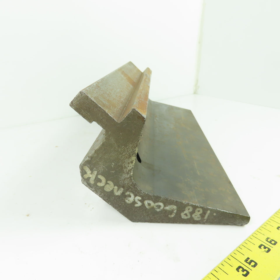 300mm V-Forming Press Brake Gooseneck Die Punch .188" 1/2" Tang 5-3/4" H