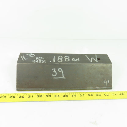 300mm V-Forming Press Brake Gooseneck Die Punch .188" 1/2" Tang 5-3/4" H