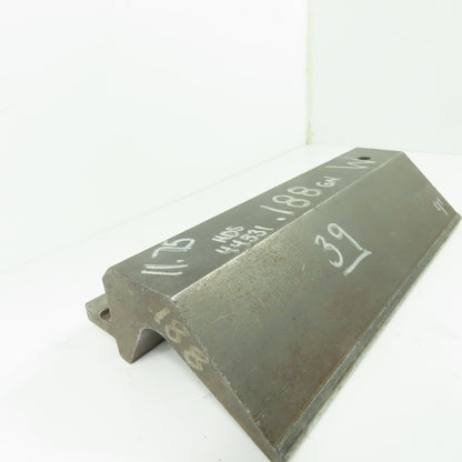 300mm V-Forming Press Brake Gooseneck Die Punch .188" 1/2" Tang 5-3/4" H