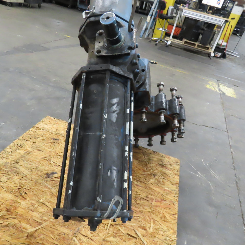 FMC Weco Model 22L 16" Lug Mount Butterfly Valve W/ Pneumatic Actuator 16 Lug