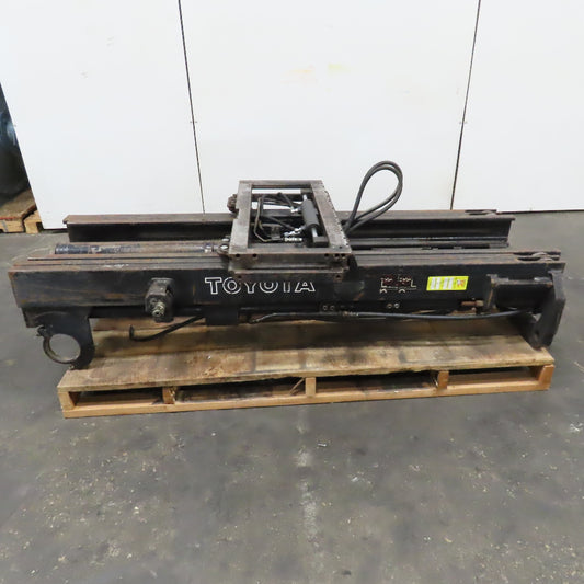 Toyota 5FBE15 3 Stage Forklift Mast W/ Side Shift From 36V Electric Lift