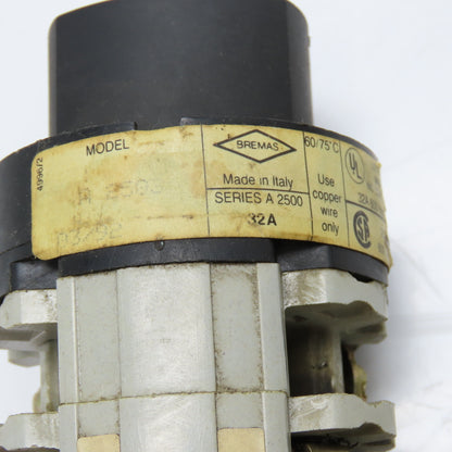 Bremas A2503 600V 32A Rotary Cam Switch