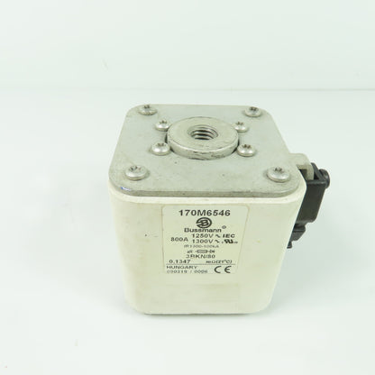 Bussmann 170M6546 800A High Speed Fuse Link 1250/1300V 3BKN/80