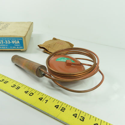 Sporlan Valve KT-33-VGA Expansion Thermostatic Element Refrigerant-22 5' Tubing
