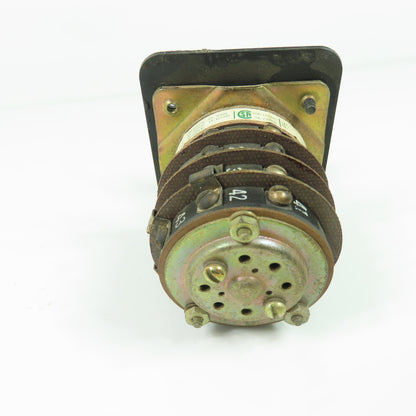 Electro Switch Series 31 Ammeter Voltmeter Switch 600VAC 10A