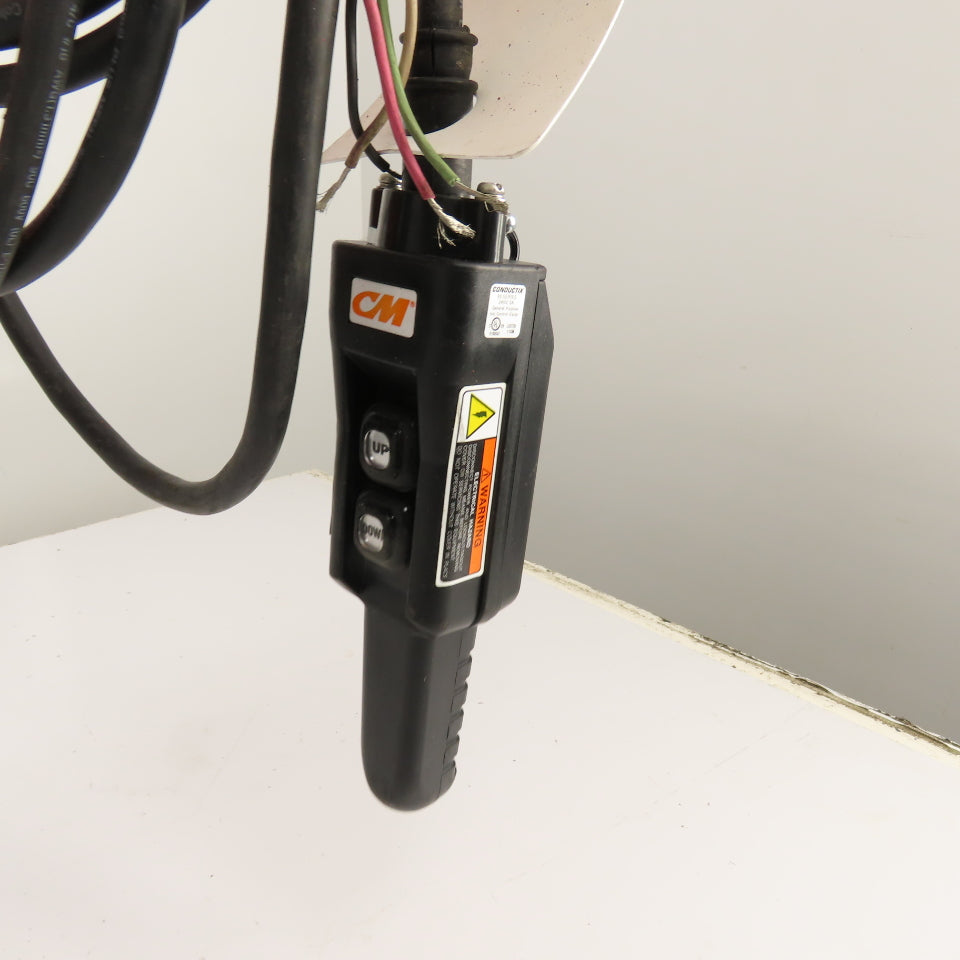 CM Lodestar Model L 1 Ton Electric Chain Hoist 440-480V 3Ph 15' Lift 16FPM