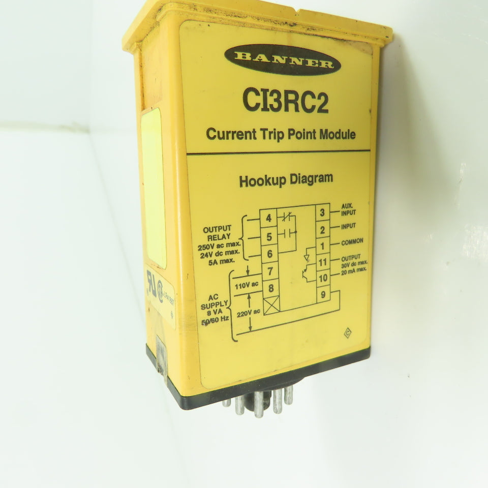 Banner CI3RC2 Maxi-Amp Current Sensor 250VAC 24VDC