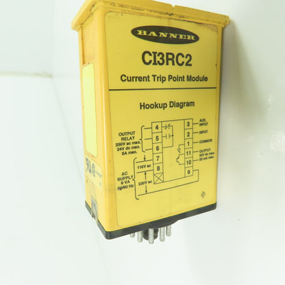 Banner CI3RC2 Maxi-Amp Current Sensor 250VAC 24VDC