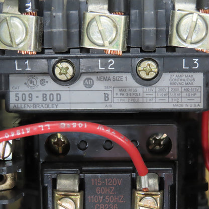 Allen-Bradley 512-BJB-6XP-24R Combination Motor Controller Starter Size 1 10HP