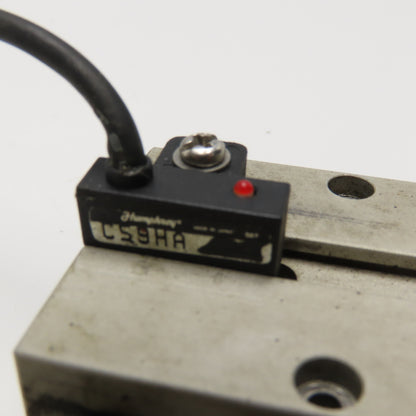 Humphrey 10x1/2 10mm Bore x 1/2" Stroke Twin Rod Cylinder 10-32 Ports