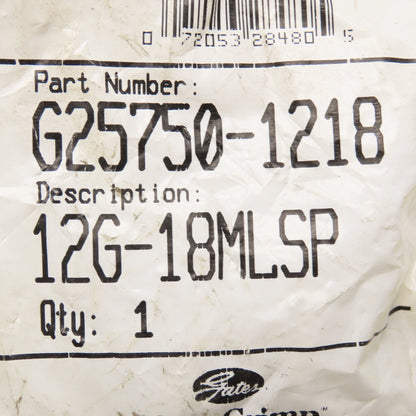 Gates G25750-1218 3/4" (-12) ID Hose Crimp x 18mm Metric Stand Pipe Fitting