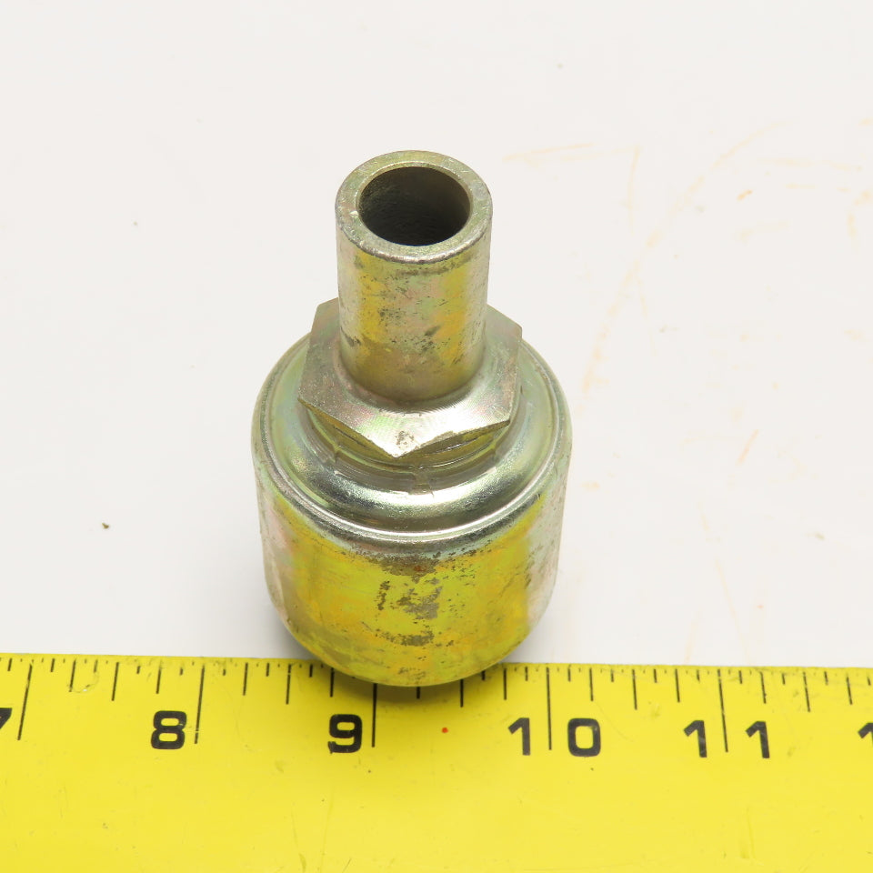 Gates G25750-1218 3/4" (-12) ID Hose Crimp x 18mm Metric Stand Pipe Fitting