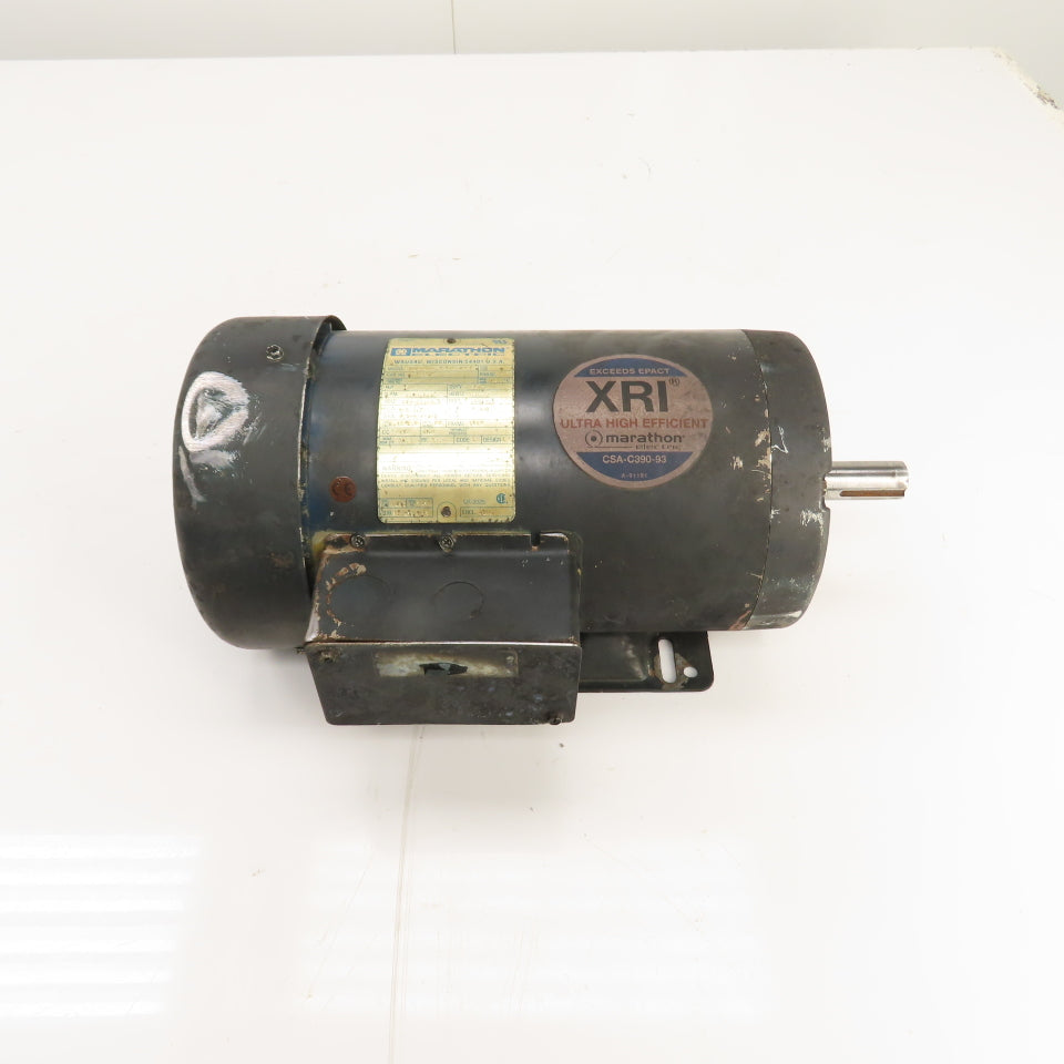 Marathon E2107 NVF145TTFR16035AA 2HP Electric Motor 208-230/460V 1705RPM 145T