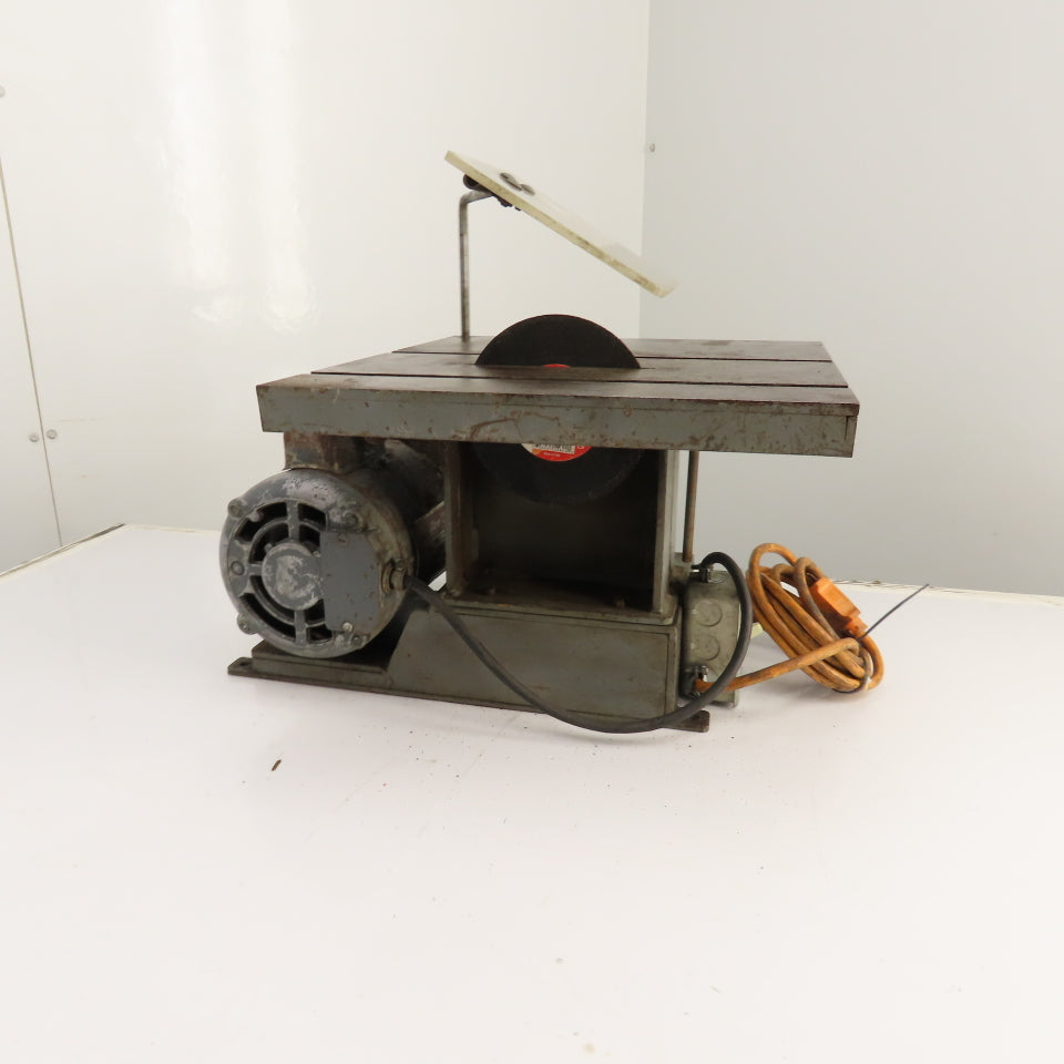 6" Metal Cutting Table Saw 16" x 15" Top 115/20-230V Tested